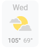 Image of temperature tomorrow