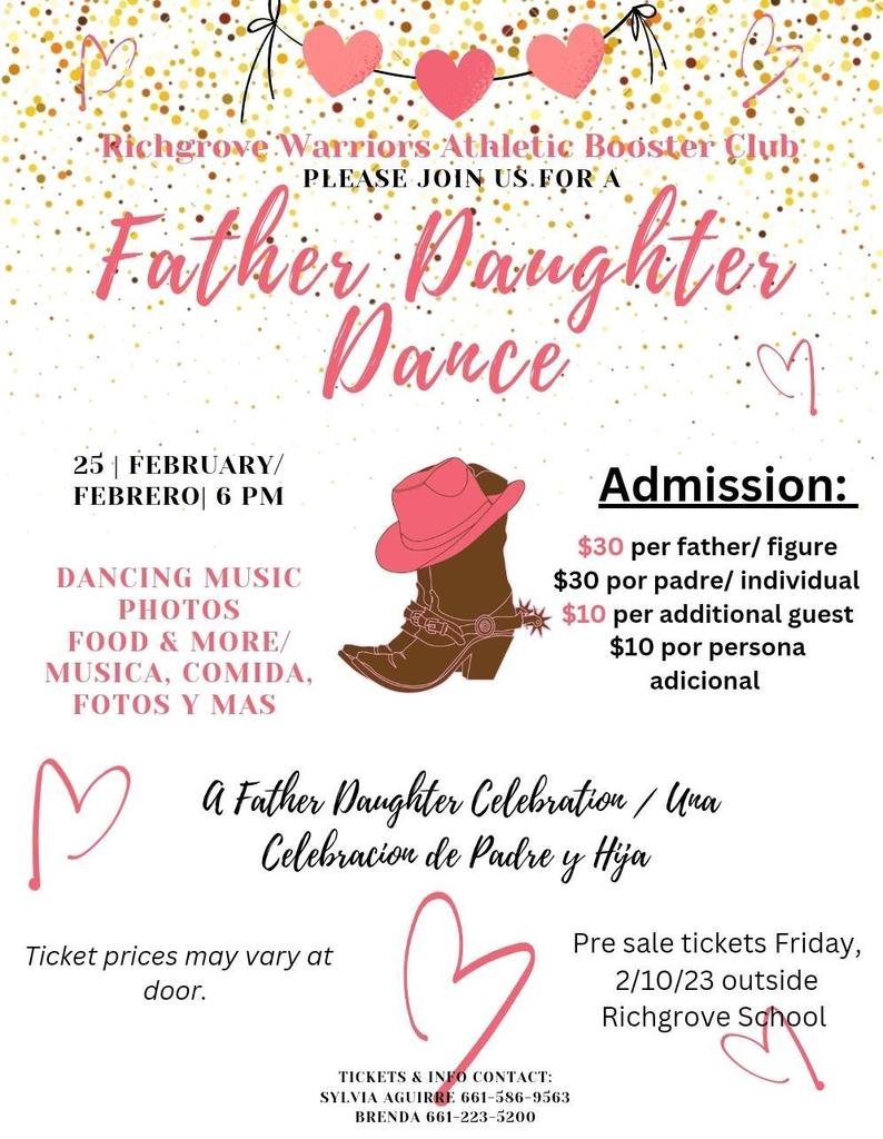 Father Daughter Dance Flyer